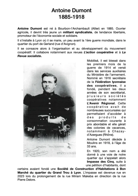 Qui était Antoine Dumont ?