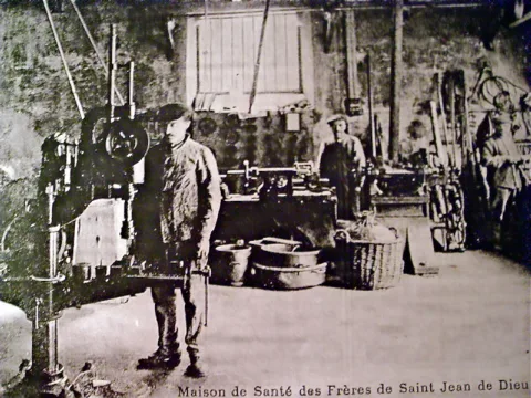 Un ancien atelier de l'hôpital (date ?)