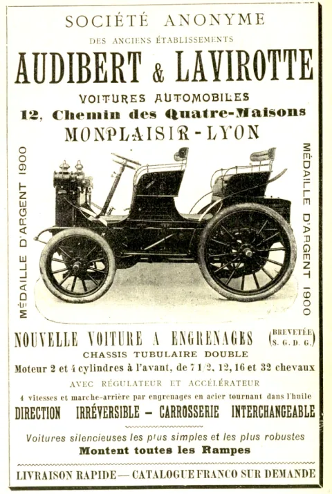 Affiche publicitaire 1900