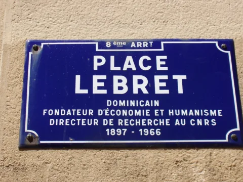 Plaque de la place Lebret