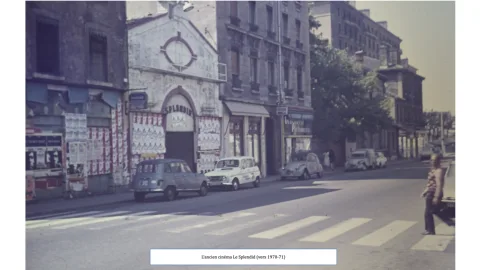 Ancien cinéma Le Splendid (angle route de Vienne-rue Croix-Barret)