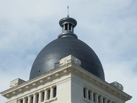 Le dôme et son lanternon après rénovation