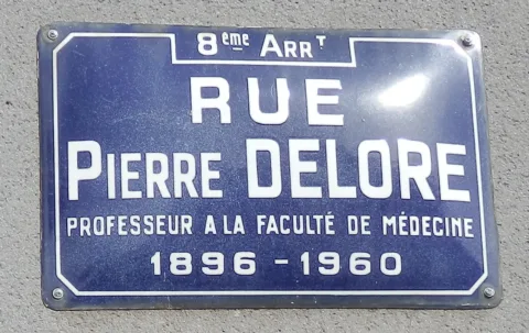 Plaque de la rue Pierre Delore