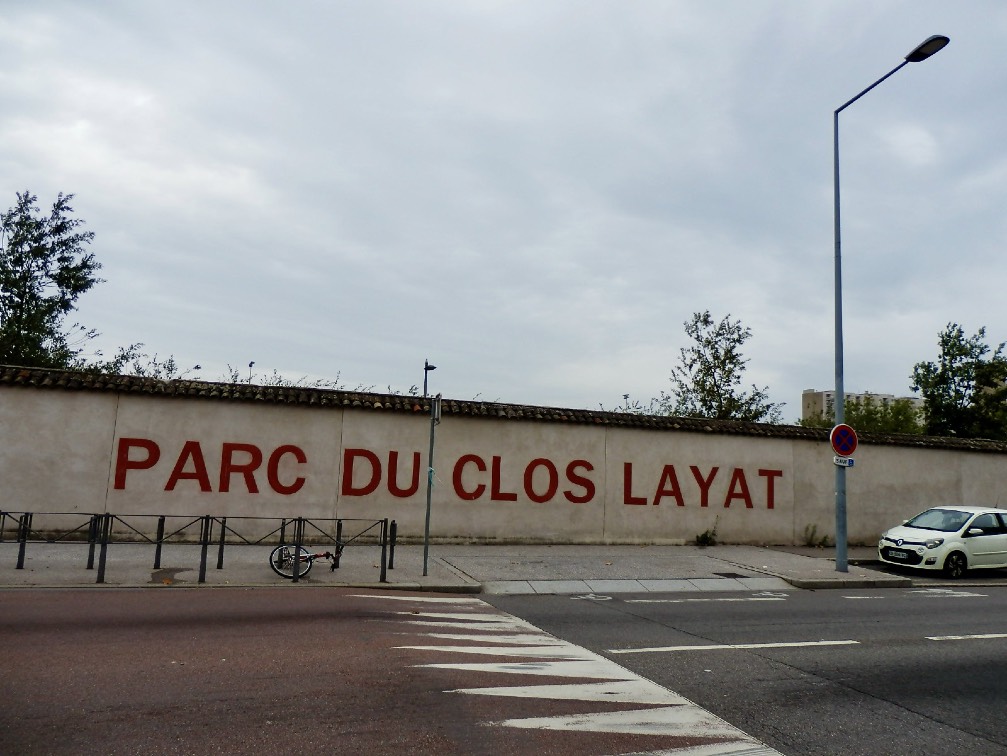 Entrée du Parc public du Clos Layat