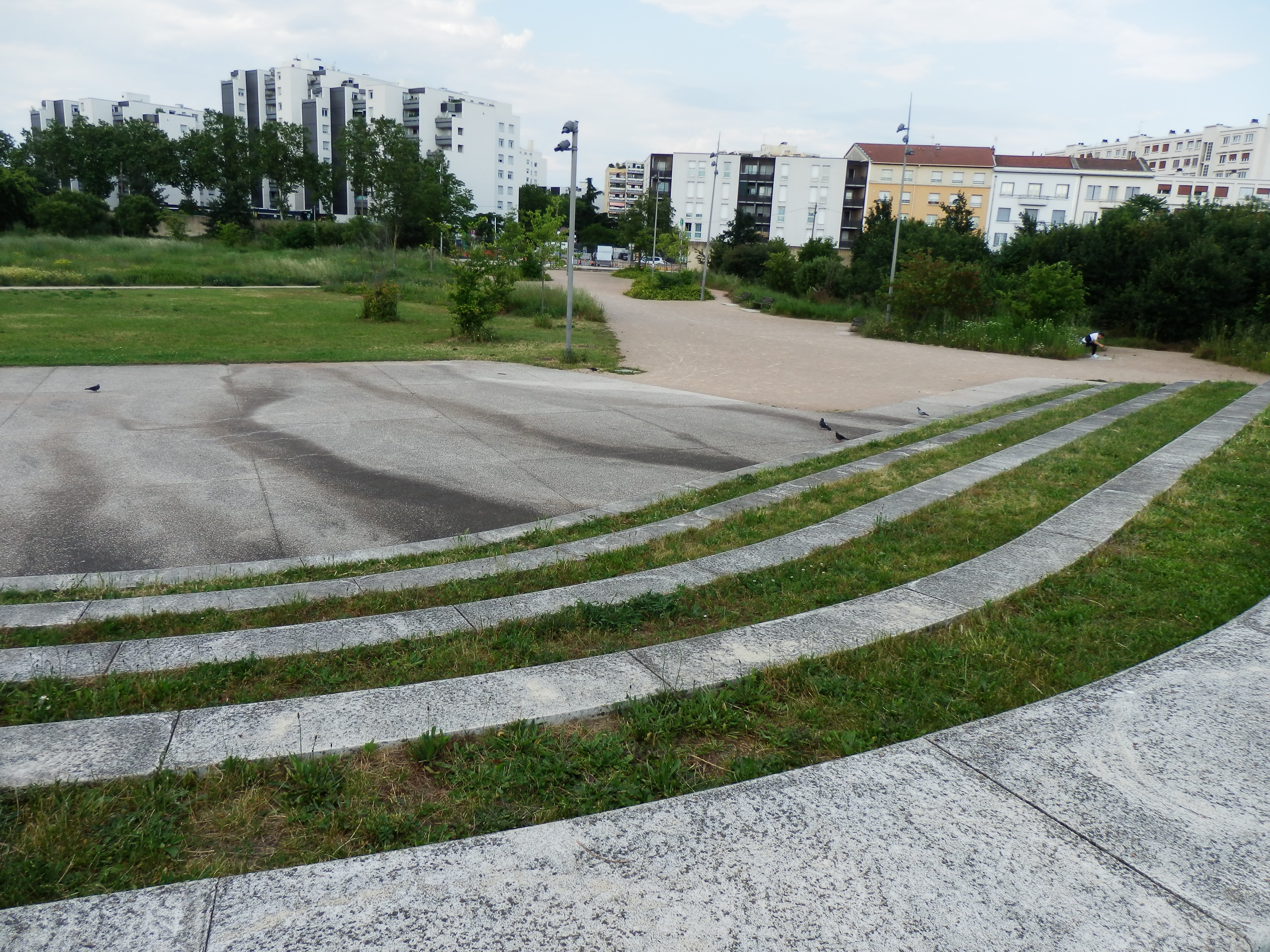 Gradins pour spectacle en plein air
