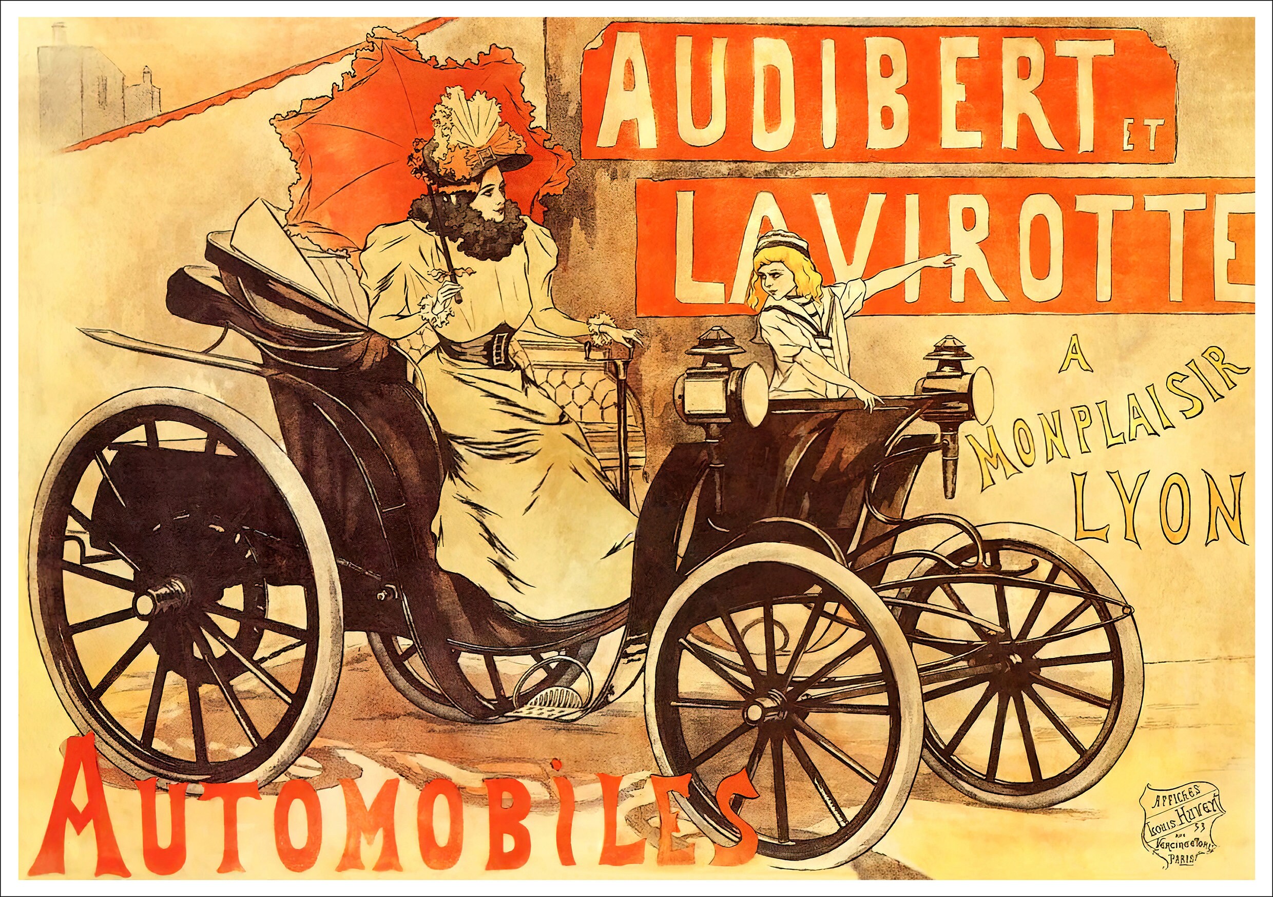 Affiche publicitaire 1898