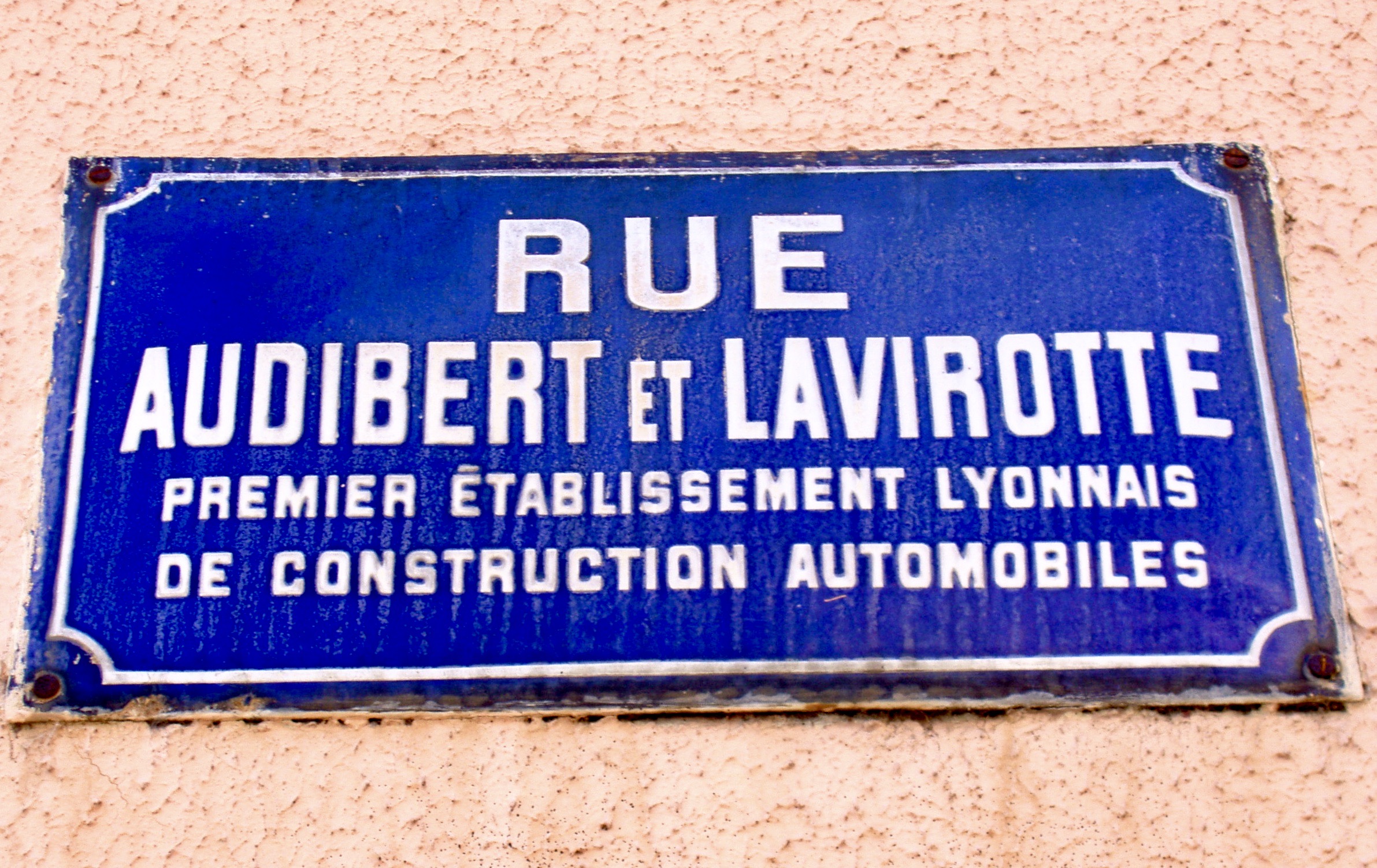 Plaque de rue