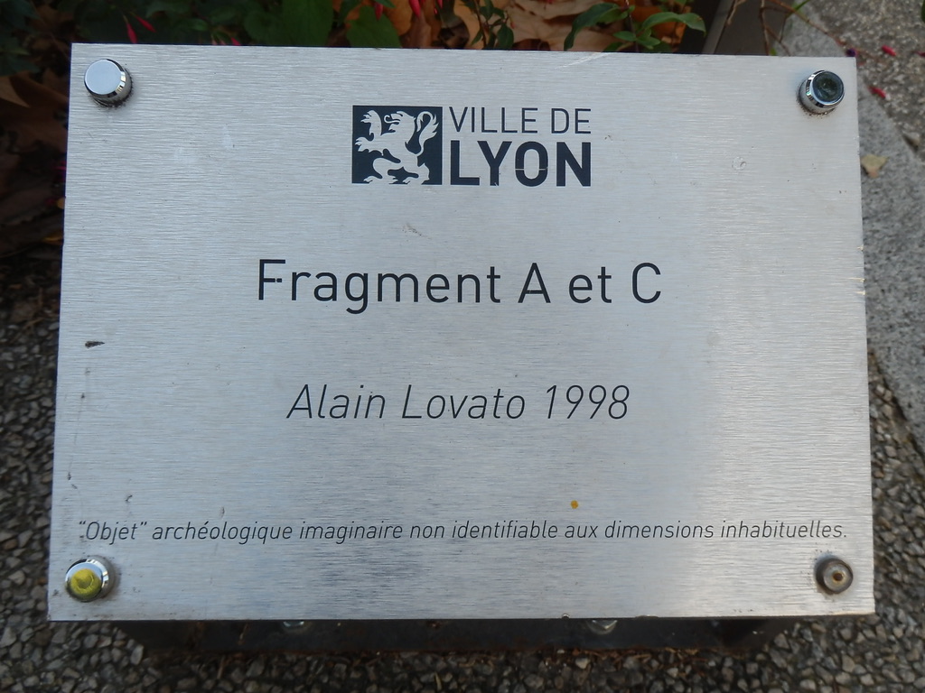 Fragment A et C (Alain Lovato 1998)