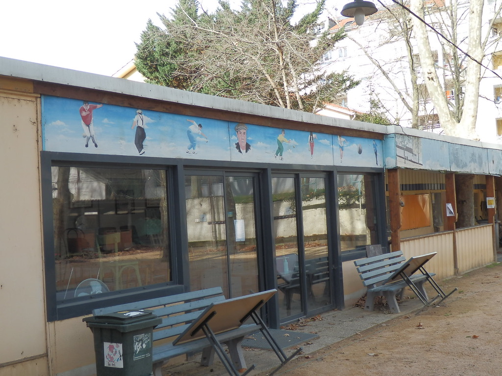 Le local du club des boulistes