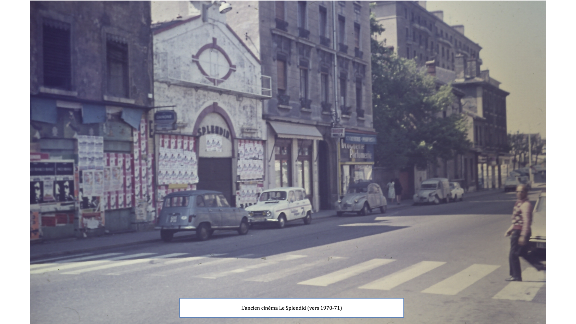 Ancien cinéma Le Splendid (angle route de Vienne-rue Croix-Barret)
