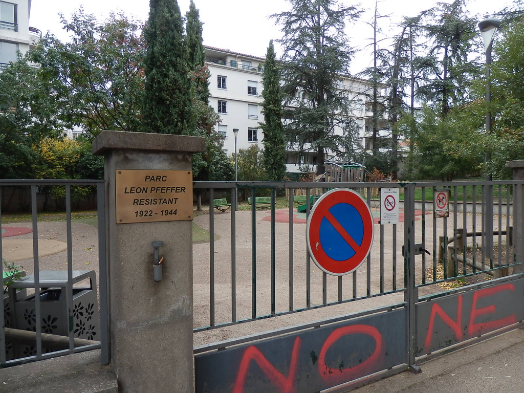 Vue de l'entrée du parc