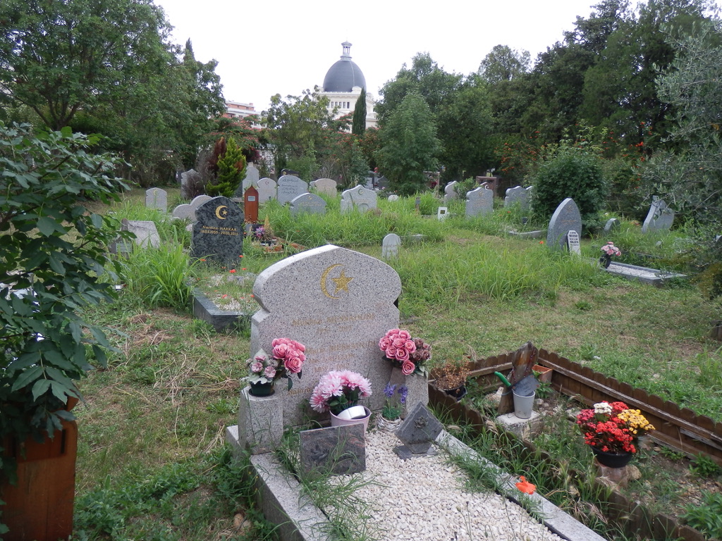 Vue sur l'un des "carrés" musulmans