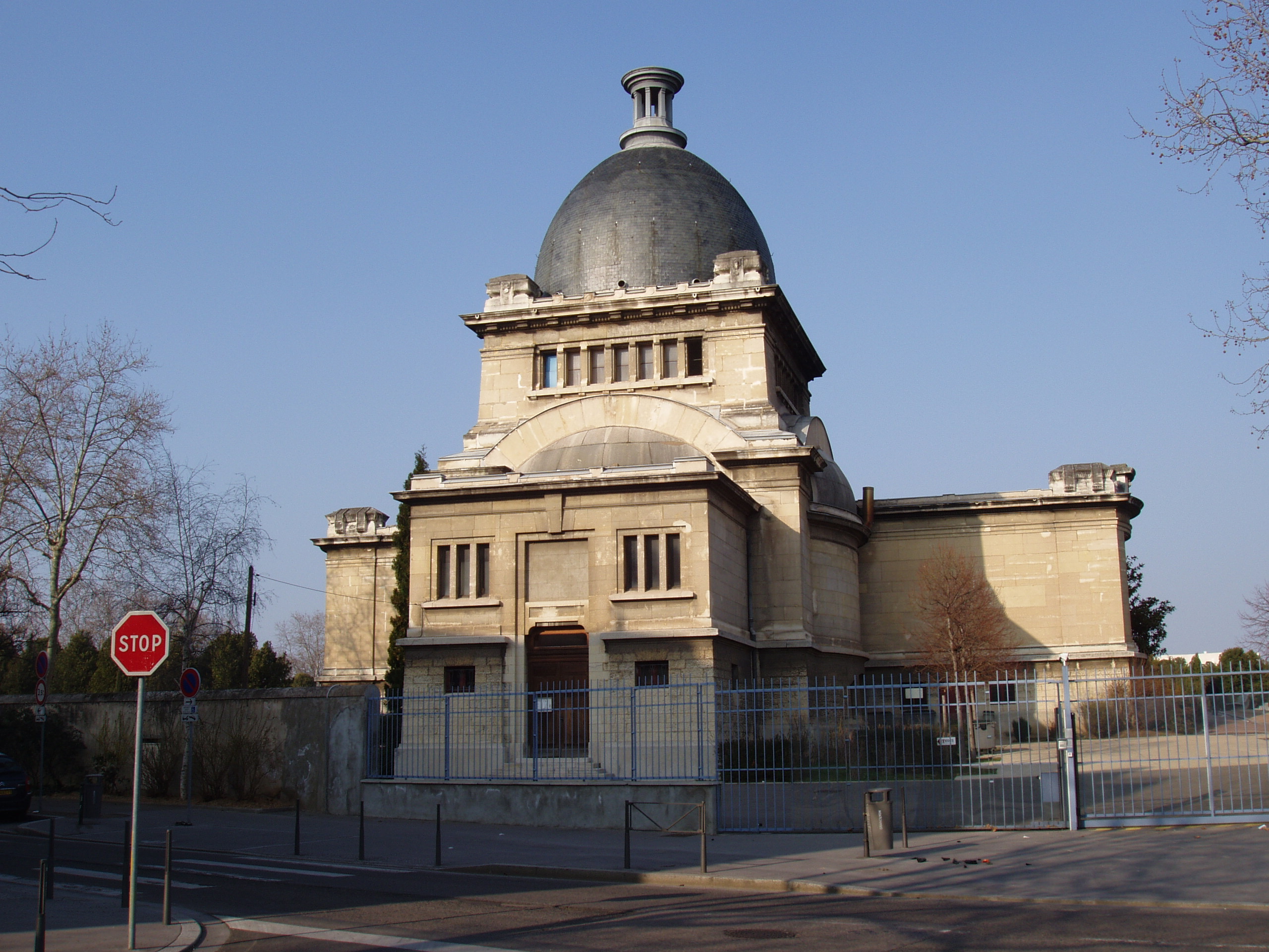 Le crématorium du nouveau cimetière de la Guillotière