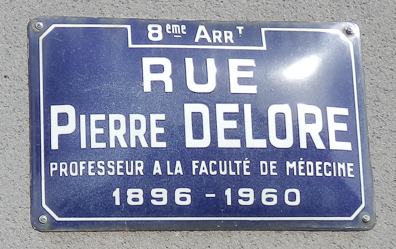 Plaque de la rue Pierre Delore
