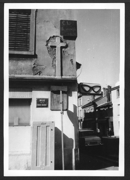 Ancien emplacement de la Croix Barret - Angle route de Vienne